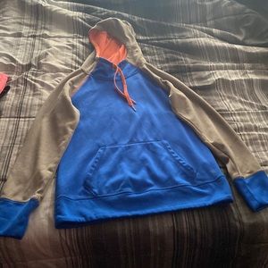 Girls size S hoodie blue and gray great shape!